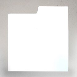 White Plastic LP Record Divider Car